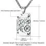 U7 Men Steampunk Jewelry Stainless Steel Rope Chain Cool Gear Pendant Necklace U7 Men Steampunk Jewelry Stainless Steel Rope Chain Cool Gear Pendant Necklace