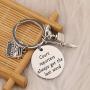 CENWA Court Reporter Gift Court Reporter Always Get The Last Word Keychain Stenographer Gift Retirement Gift for Court Reporter