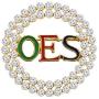 CENWA Order of The Eastern Star OES Jewelry OES Zircon Beads Brooch Pin OES Sorority Jewelry Sorority Gifts