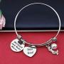 Inspirational Mermaid Bracelet Be a Mermaid and Make Waves Sea Soul Bracelet Mermaid Beach Lover Gift Ocean Sea Jewelry(be a mermaid and make waves BR)