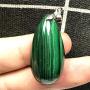 DUOVEKT Natural Green Malachite Necklace Pendant Jewelry for Woman Man 33x17x10mm Beads Stone Crystal Gemstone AAAAA