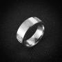 HZMAN Mens 8mm St Benedict Exorcism Ring Stainless Steel Catholic Roman Cross Demon Protection Ghost Hunter Gold Silver
