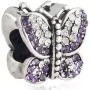 Sparkling Sparkling Butterfly with Australian Crystals Charm 925 Sterling Silver Bead for European Compatible Brand Bracelet Sparkling Sparkling Butterfly with Australian Crystals Charm 925 Sterling Silver Bead for European Compatible Brand Bracelet