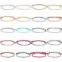 16-20 Pcs Woven Wrap Friendship Bracelets Handmade Braided Friendship Bracelet Adjustable Colorful Beaded Bracelet Colorful Wrist Cord String Strand Bracelets Woven Bohemia Jewelry