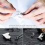 LuxglitterLin Dad Mom Pet Dog Forever in My Heart Heart Cremation Jewelry for Ashes Keepsake Memorial Urn Necklace
