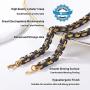 PROSTEEL 4MM/6MM/8MM Stainless Steel Necklace for Men Boys Women, Stylish and Cool, Byzantine Chain Black Gold Silver Tone, 18-30 Inches, Come Gift Box