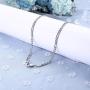 Subiceto 4MM Stainless Steel Figaro Chain Necklace for Men Women Flat Link Necklace 16/18 /20/22 /24 Inches
