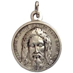 The Holy Face Shroud of Jesus Christ Medal with String Cord - Real Italian Masterpiece