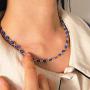 Long tiantian Evil Eye Necklace for Women Evil Eye Choker for Girls Lucky Jewelry