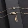 NOUMANDA Minimalist Paperclip Pendant Y Necklace Geometric Hollow Metal Frames Jewelry NOUMANDA Minimalist Paperclip Pendant Y Necklace Geometric Hollow Metal Frames Jewelry