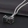 Beraspot Titanium Stainless Steel Large Thor Viking Hammer Pendants Necklace for Men Boys,Gold Chain Length:21.6Inch