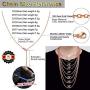 ChainsHouse 925 Sterling Silver Cuban/Figaro/Twisted Rope/Rolo Box Chain Necklace for Men Women 1-5mm Wide Neck Link Stainless Steel Chain Necklace,14'',16'',18'',20'',22'',24'',26'',28'',30''(Send Gift Box)