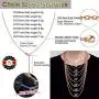 ChainsHouse 925 Sterling Silver Cuban/Figaro/Twisted Rope/Rolo Box Chain Necklace for Men Women 1-5mm Wide Neck Link Stainless Steel Chain Necklace,14'',16'',18'',20'',22'',24'',26'',28'',30''(Send Gift Box)