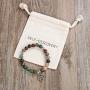Self-Discovery Yoga Beads Mala Bracelet Jewelry with Infinity Knot Celtic Charm for Men or Women