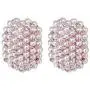 Navachi 18k Gold Plated Colorful Crystal Little Pearl Omega Back Earrings Navachi 18k Gold Plated Colorful Crystal Little Pearl Omega Back Earrings