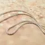 Dankadi Charm Jewelry Womens Original 925 Silver Necklace Minimalist 3MM Box Chain Unisex Chokers Necklaces Accessories Lobster Claw Clasp Dankadi Charm Jewelry Womens Original 925 Silver Necklace Minimalist 3MM Box Chain Unisex Chokers Necklaces Accessories Lobster Claw Clasp