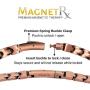 MagnetRX® Copper Magnetic Therapy Necklace - Ultra Strength Magnetic Necklace for Pain Relief and Healing - 99.9% Pure Copper Necklace with Magnets (21.50 Inches, Style: Classic)
