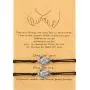 WILLBOND 2-Piece Pinky Promise Bracelets Friendship Couple Distance Matching Graduation Bracelet Bohemia WILLBOND 2-Piece Pinky Promise Bracelets Friendship Couple Distance Matching Graduation Bracelet Bohemia