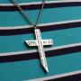 epiphaneia Mens Stainless Steel Cross Necklace Armour of God Ephesians 6:11. Mens Jewelry Cross Necklaces Christian Religious Gifts Christians for Men - Dad Birthday Gift, Fathers Day, Christmas