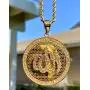 God Allah Men Women 14k Gold Finish Pendant Stainless Steel Real 3 mm Rope Chain Necklace, Mens Jewelry, Iced Pendant, Rope Necklace Prime Delivery God Allah Men Women 14k Gold Finish Pendant Stainless Steel Real 3 mm Rope Chain Necklace, Mens Jewelry, Iced Pendant, Rope Necklace Prime Delivery