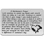 WSNANG Hairdressers Prayer Wallet Card Hair Stylist Gift Hair Cutter Barber Gift Inspirational Hairdresser Jewelry Gift for Hair Stylists