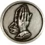 Inspire Nation St Joseph Pendant Pewter Medal on 18 Inch Stainless Steel Chain and Prayer