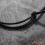 555Jewelry Stainless Steel Cross with Waterproof Adjustable Black Leather Rope 555Jewelry Stainless Steel Cross with Waterproof Adjustable Black Leather Rope