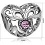 JMQJewelry Signature Heart Birthday Birthstone Jan-Dec Charms for Bracelets Mom Wife Sister Gifts