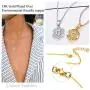 U7 Women Girls Tiny Hexagon initial Necklace Platinum/18K Gold Plated Name Alphabet Jewelry Dainty Letter Pendant Embossed Grain Monogram Necklace A to Z,Custom Engravable on Back Side