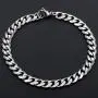 Trendsmax 7mm Mens Women Chain Gold Silver Black Stainless Steel Curb Cuban Link Chain Bracelet 7-11inch Trendsmax 7mm Mens Women Chain Gold Silver Black Stainless Steel Curb Cuban Link Chain Bracelet 7-11inch