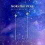 INFUSEU Sterling Silver Star Moon Stud Earrings for Women, Cubic Zirconia CZ Trendy Jewelry Gifts for Ladies