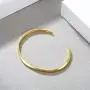 E Thin Open Cuff Bracelet, 18K Gold Plated Couples Oval Love Bracelets, Plain Polished & Inlaid AAA Cubic Zirconia Open Cuff Bangle Jewelry Gift for Women -Gold E Thin Open Cuff Bracelet, 18K Gold Plated Couples Oval Love Bracelets, Plain Polished & Inlaid AAA Cubic Zirconia Open Cuff Bangle Jewelry Gift for Women -Gold