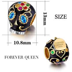 FOREVER QUEEN Halloween Skull Pumpkin Charms 925 Sterling Silver, The Light of Halloween Christmas Charms for Bracelet Necklace Best Halloween Jewelry Gifts for Women