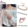 CiNily Adjustable Silver Plated Opal Tennis Bracelet for Women Girls - Fashion Jewelry Gift | Opal Bracelets in Sterling Silver,Rose Gold and Yellow Gold Plating CiNily Adjustable Silver Plated Opal Tennis Bracelet for Women Girls - Fashion Jewelry Gift | Opal Bracelets in Sterling Silver,Rose Gold and Yellow Gold Plating