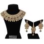 MUCH-MORE Fashion Necklace Set with Pearl & Crystal Stone for Women (104LCT)
