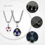 IFUAQZ Unisex Stainless Steel Soccer Ball Pendant Free Link Chain Necklace Football Jewelry for Men Boys IFUAQZ Unisex Stainless Steel Soccer Ball Pendant Free Link Chain Necklace Football Jewelry for Men Boys