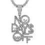 LC8 Jewelry Hip Hop Iced Out No Day OFF Pendant Chain Fashion Creative Necklace for Men Women LC8 Jewelry Hip Hop Iced Out No Day OFF Pendant Chain Fashion Creative Necklace for Men Women