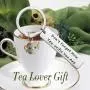 TIIMG Tea Keyring Tea Lover Gift Tea-rrifie Keychain Don’t Forget How Tea-rrifie You are Gift Tea Gift Teapot Locket Keychain Teapot Gift
