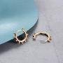 LOYATA Gold Huggie Hoop Earrings 14K Gold Filled Dainty Small Simple Hypoallergenic Jewelry Gift for Women
