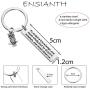 ENSIANTH Owl Keychain Owl Lover Gifts for Student Study Motivational Jewelry Friends Jewelry to Acquire Knowledge Keychain