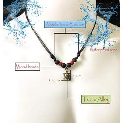 Jewelry Sea Turtle Charm Unisex Pendant Black Necklace