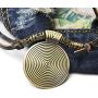 COOSTUFF ANNA Genuine Leather Jewelry Necklace for Women Fashion Adjustable Rope Womens Pendant Choker