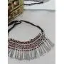 Crunchy Fashion Bollywood Traditional Indian/Bohemian Style Afgani Oxidized Silver Boho Gypsy Tribal Handmade Jewelry Necklace for Women/Girls