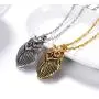 PROSTEEL Stainless Steel Owl Necklace for Men Women, Night Bird Charm Necklace, Vintage Retro Necklace, 22''-24'' Adjustable, Come Gift Box