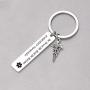 De&ai Paramedical Personnel Gift EMT Keyring Paramedical Staff Gift for Friends Coworkers
