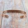 Joycuff Inspirational Rose Gold Bracelet Friendship Gifts for Her Girl Women Daughter Jewelry Best Friend BFF Cuff