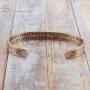 Joycuff Inspirational Rose Gold Bracelet Friendship Gifts for Her Girl Women Daughter Jewelry Best Friend BFF Cuff
