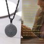 PROSTEEL Stainless Steel The Lords Prayer Necklace, Praying Hands Pendant & Chain, Mens Womens Necklace, 22inch-24inch, Come Gift Box