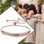 Zuo Bao Best Sisters In Law Gift Sisters By Marriage Friends By Choice Bracelet Maid Of Honor Gift Wedding Jewelry for Women Delicate Bangle Gifts For Sisters