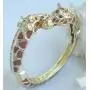 Unique Animal Giraffe Bracelet Bangle Cuff Clear Austrian Crystal Unique Animal Giraffe Bracelet Bangle Cuff Clear Austrian Crystal